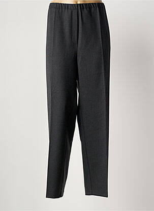 Pantalon drept talie elastică mărime normală gri GERKE MY PANTS femeie