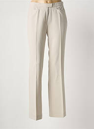 Pantalon slim buzunare talie înaltă bej FINNKARELIA femme