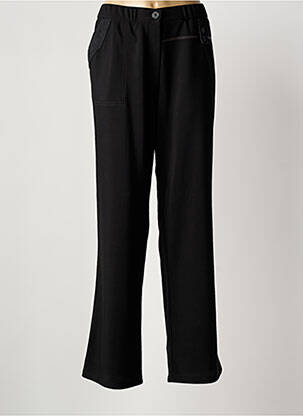 Pantalon drept elasticitate mărime normală negru S.QUISE femeie