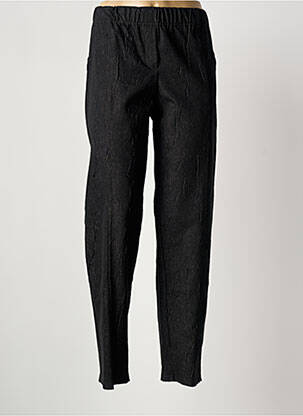 Pantalon slim talie elastică mărime normală negru KAKIE femeie
