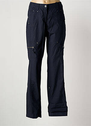 Pantalon drept țesătură poplin mărime normală albastru GERKE MY PANTS femeie