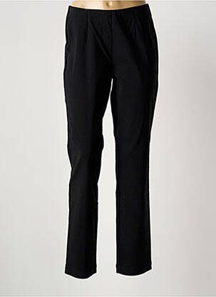 Pantalon slim talie elastică mărime normală negru GERKE MY PANTS femeie