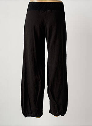 Pantalon drept țesătură crep talie înaltă negru MY MOON femeie