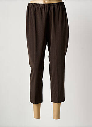 Pantalon trei sferturi maro QUATTRO femeie