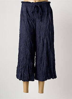 Pantalon trei sferturi albastru DEOMINO femeie