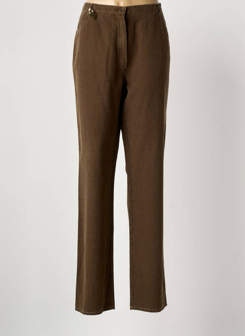 Blugi cu croială dreaptă maro QUATTRO femeie