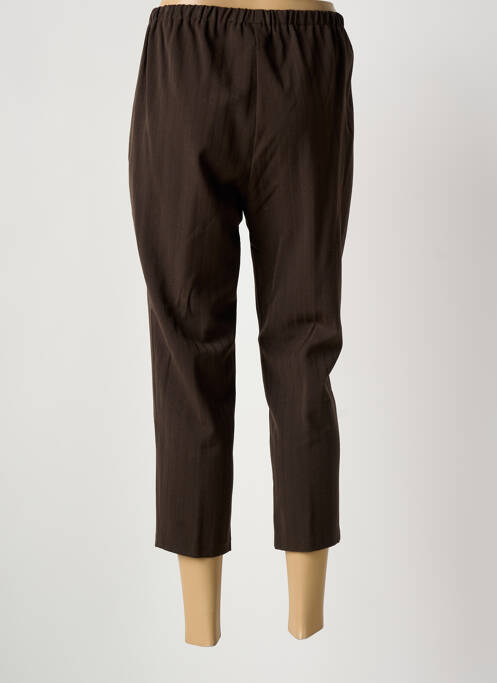 Pantalon trei sferturi maro QUATTRO femeie