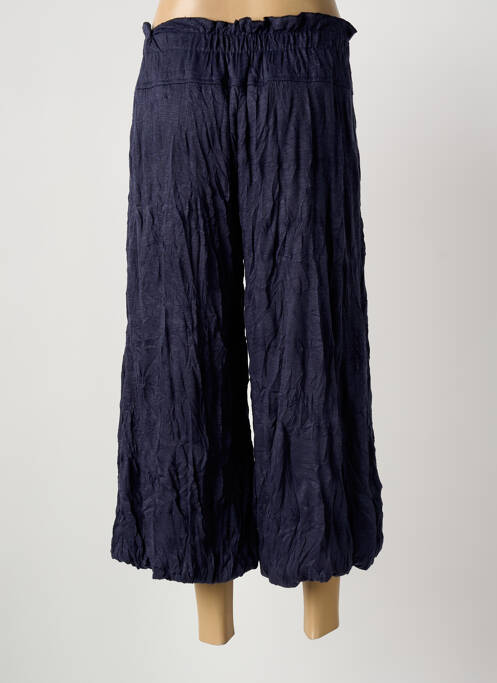 Pantalon trei sferturi elasticitate mărime normală albastru DEOMINO femme