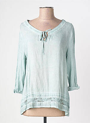 Tunică mâneci lungi verde BARBARA LEBEK femeie