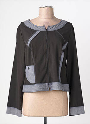 Jachete casual guler rotund negru S.QUISE femeie