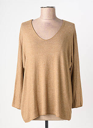 Pulover maro GLOSSY femeie