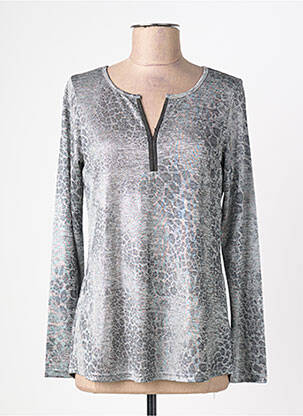 Top argintiu VIE NOCTURNE femeie