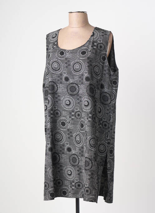 Tunică fără mâneci gri DEOMINO femeie