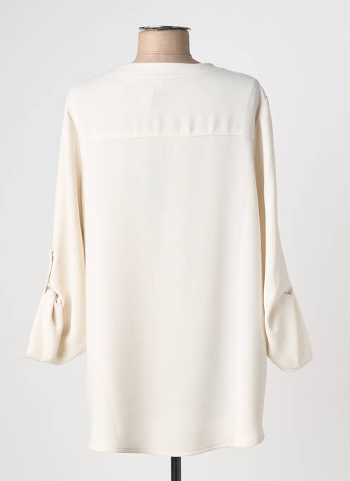 Tunică mâneci lungi bej FRANCK ANNA femeie