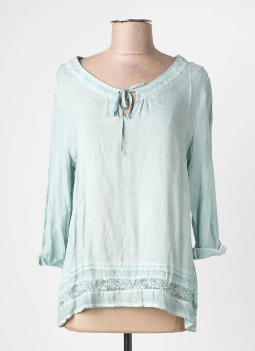 Tunică mâneci lungi verde BARBARA LEBEK femeie