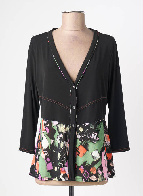 Vestă cu mâneci lungi negru TELMAIL femeie