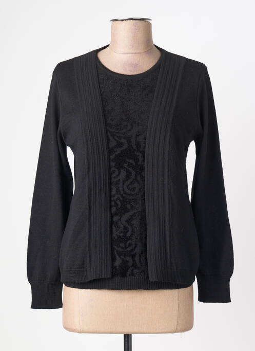 Vestă cu mâneci lungi negru I.ODENA femeie