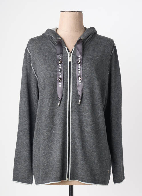 Jachete casual croială cambrată gri JOY OF LIFE femme