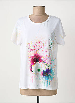 Tricou alb QUATTRO femeie