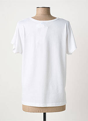 Tricou imprimeu fantezie mâneci scurte alb QUATTRO femeie