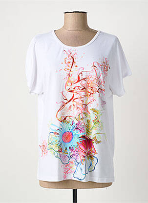 Tricou alb QUATTRO femeie