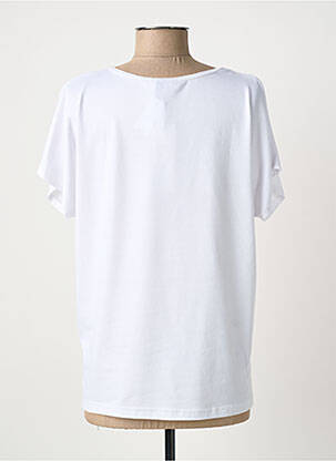 Tricou imprimeu fantezie mâneci scurte alb QUATTRO femeie