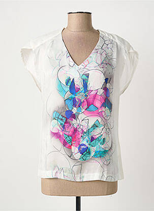 Top alb QUATTRO femeie