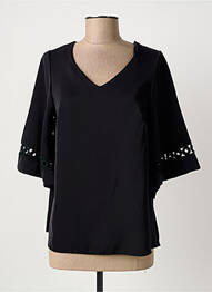 Bluză mâneci 3/4 mâneci 3/4 negru QUATTRO femme
