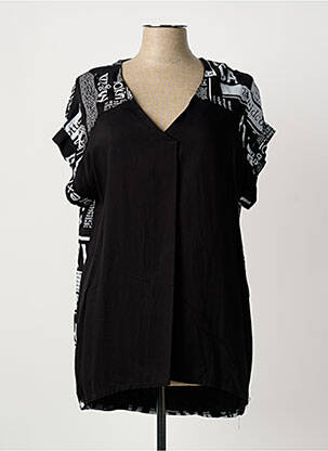 Tunică mâneci scurte negru QUATTRO femeie