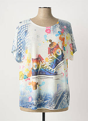 Tricou albastru QUATTRO femeie