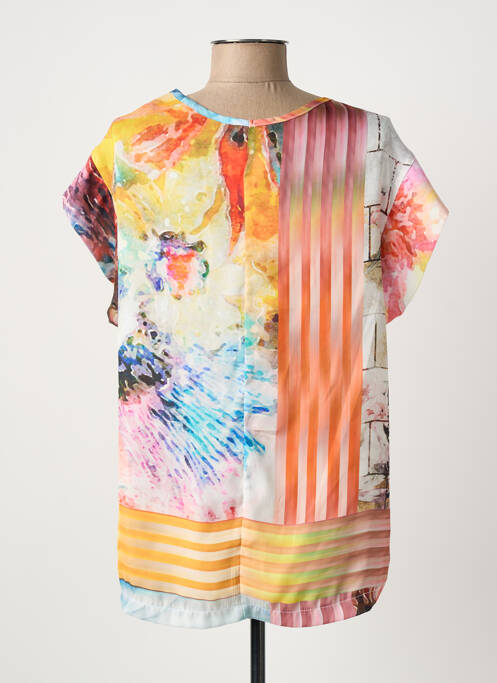 Top portocaliu QUATTRO femeie