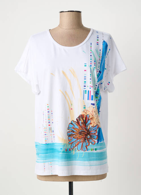 Tricou alb QUATTRO femeie