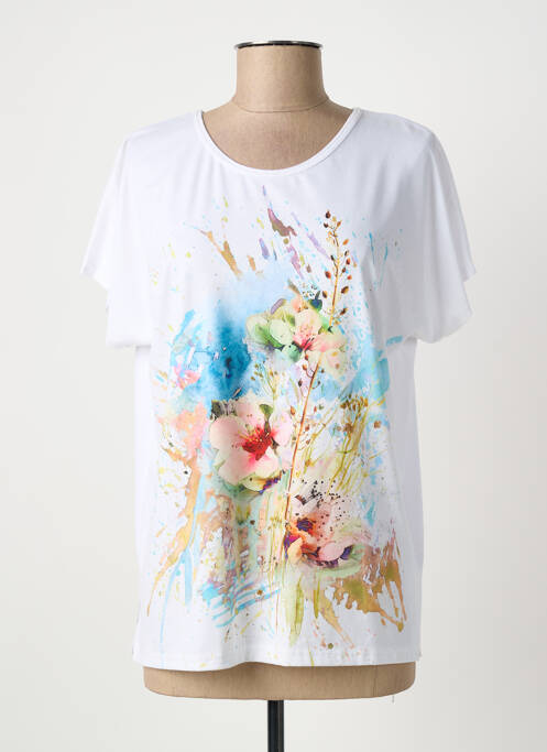 Tricou alb QUATTRO femeie