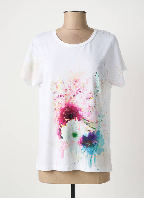 Tricou alb QUATTRO femeie