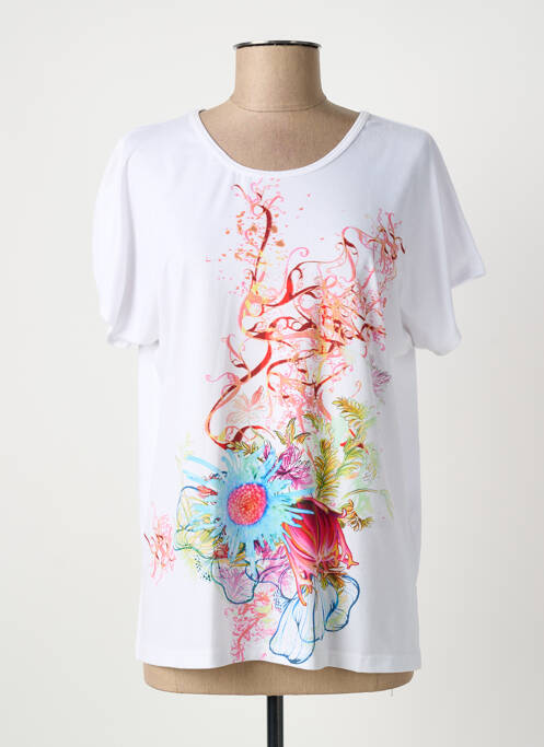 Tricou alb QUATTRO femeie