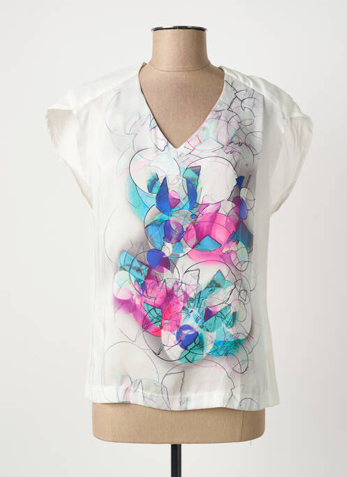 Top alb QUATTRO femeie