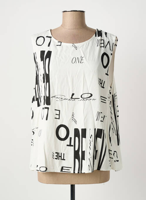 Top alb QUATTRO femeie