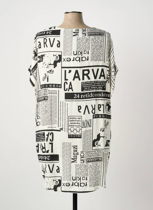 Tunică mâneci scurte alb QUATTRO femeie