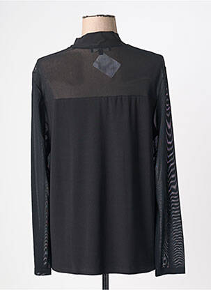 Top elasticitate mâneci lungi negru JUMFIL femeie