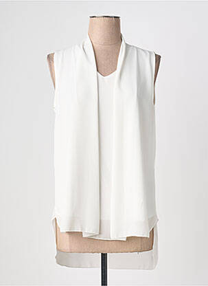 Top alb QUATTRO femeie