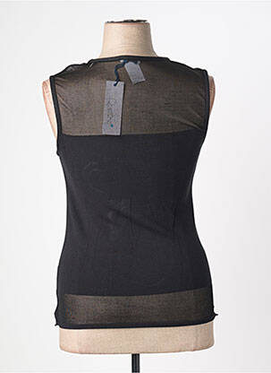 Top țesătură jersey fără mâneci negru QUATTRO femeie
