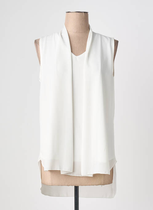 Top alb QUATTRO femeie