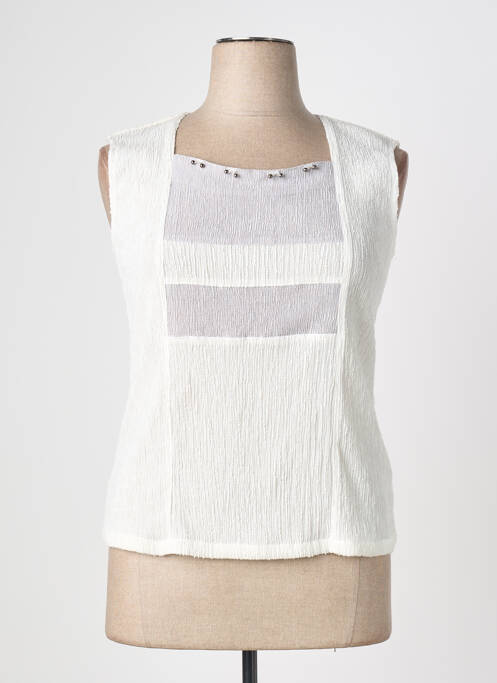 Top bej QUATTRO femeie