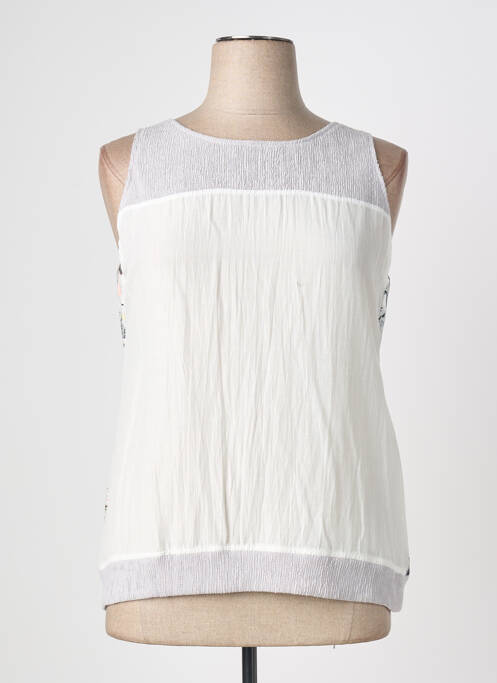 Top alb QUATTRO femeie