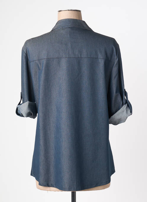 Cămașă croială cambrată mâneci lungi albastru QUATTRO femme