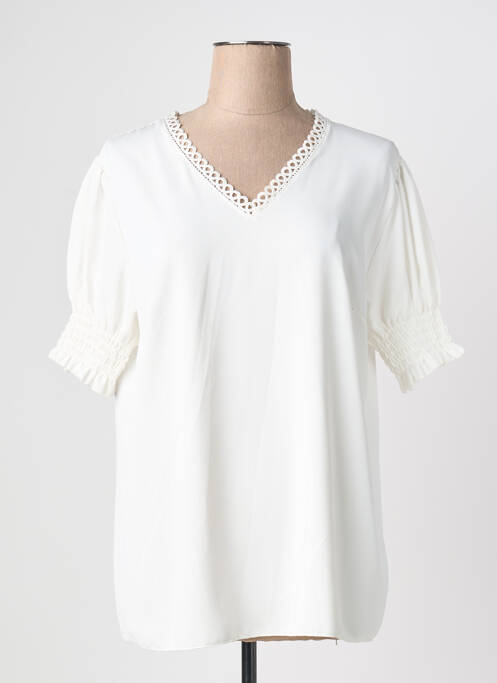 Top alb QUATTRO femeie