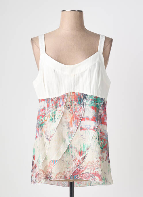 Top alb QUATTRO femeie