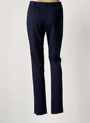 Pantalon slim talie elastică mărime normală albastru JUMFIL femeie