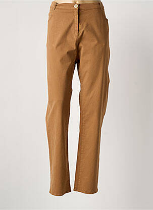 Blugi cu croială slim maro JUMFIL femeie