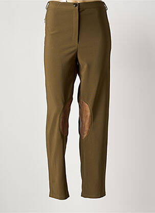 Pantalon slim elasticitate mărime normală verde JUMFIL femeie